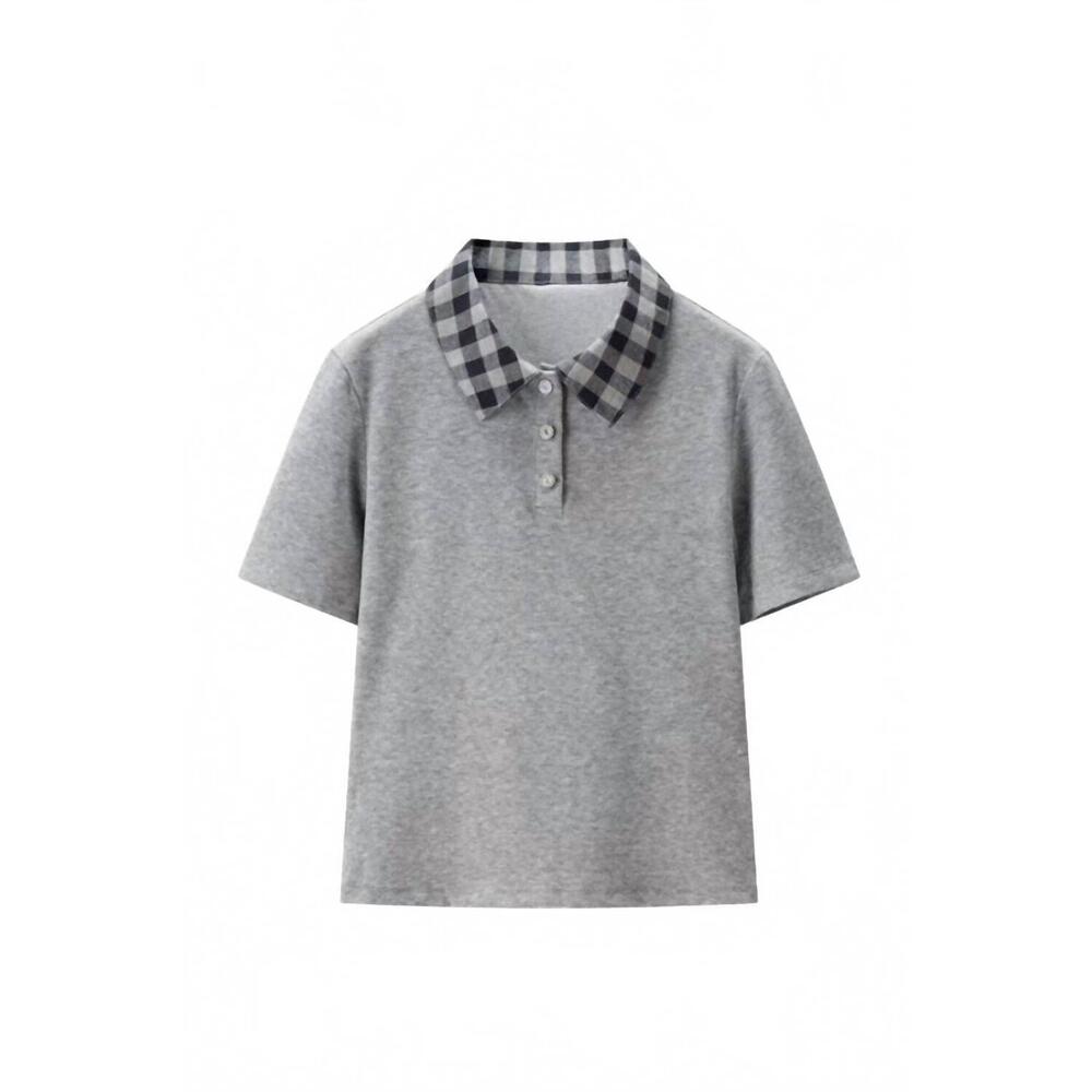 NEW SUNDAYUP anna polo shirt and midi skirt set in grey - Picture 7 of 10